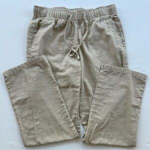 Casual Tan Drawstring Pants